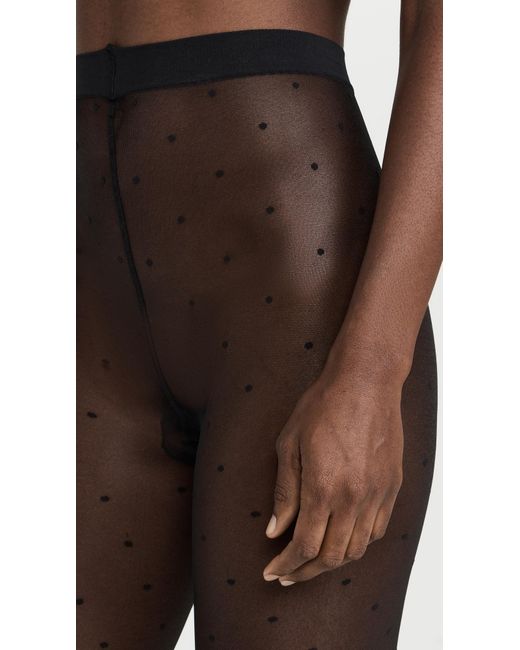 Falke Black Dot Tights