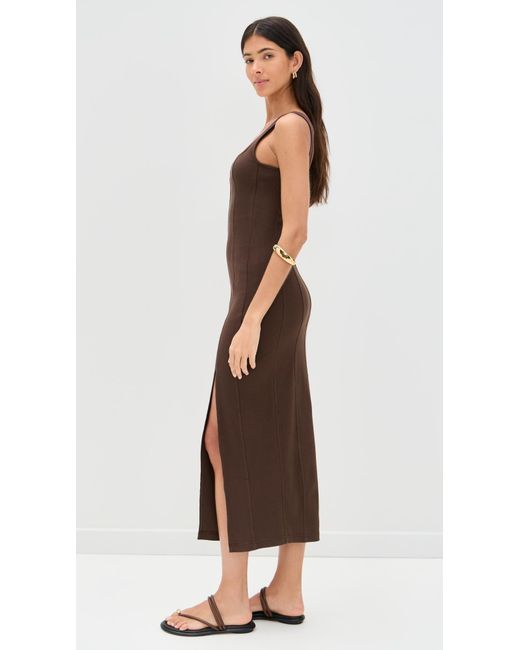 dress party dress Fit and Flare Party Dress in Longer Length 14 / Pink