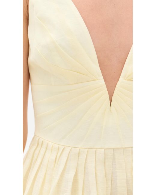 zimmermann illuminate v neck midi dress Zimmermann Illuminate V Neck Midi Dress