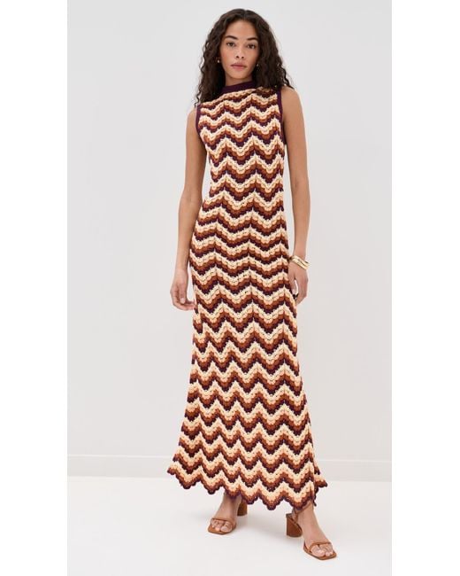 Escvdo White Amazonas Maxi Dress