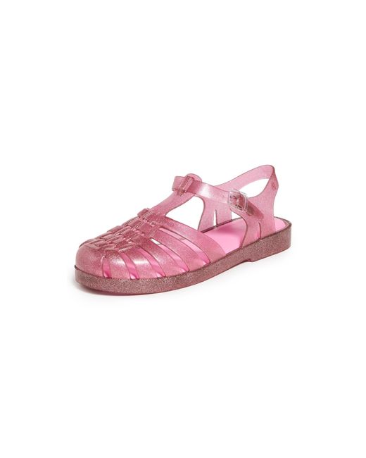 Melissa Pink Possession Shiny Fisherman Sandals