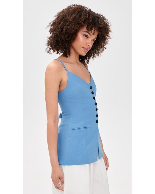 ALIGNE Blue Manhattan Top