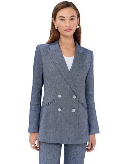 Veronica Beard Blue Dale Dickey Jacket