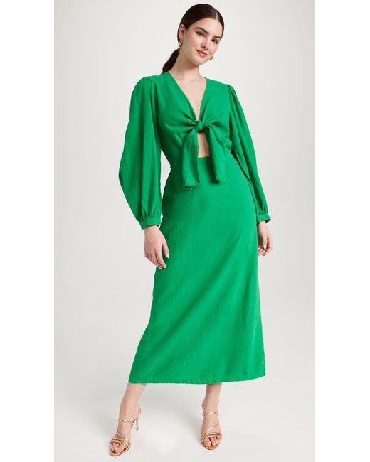 Young Fabulous & Broke Green Caza Dress