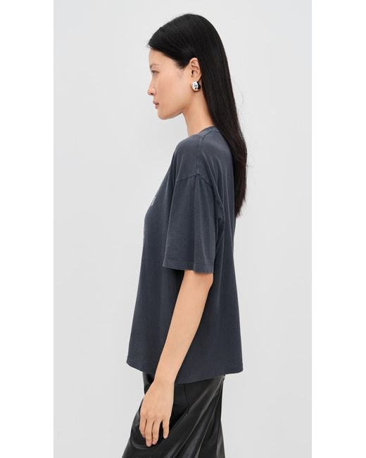 Anine Bing Black Leopard Cohen Tee