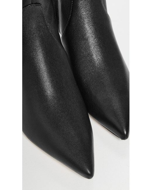 Veronica Beard Black Lisa Stretch Booties