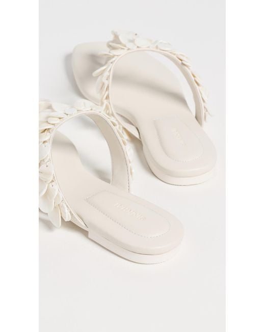 Jonathan Simkhai Black Elin Beaded Shell Sandals