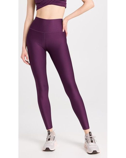 Alo Yoga 7/8 High-Waist Airbrush Legging - Purple Dusk - Purple