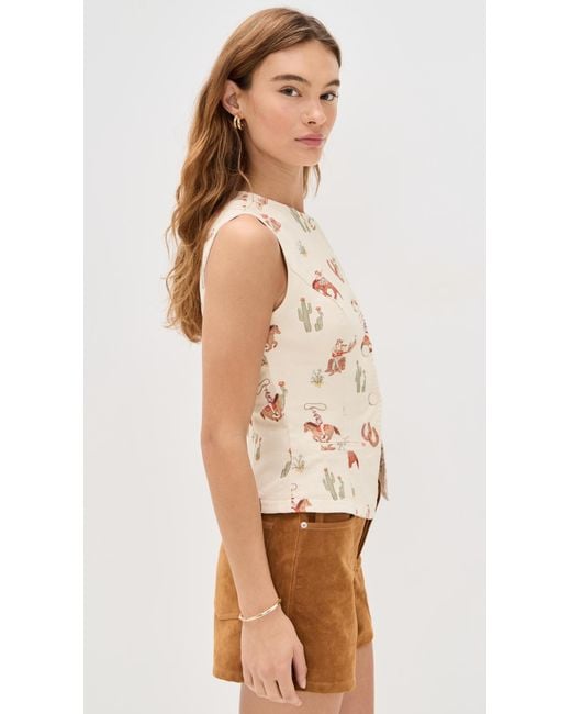 Bailey Rose Brown Sleeveless Top