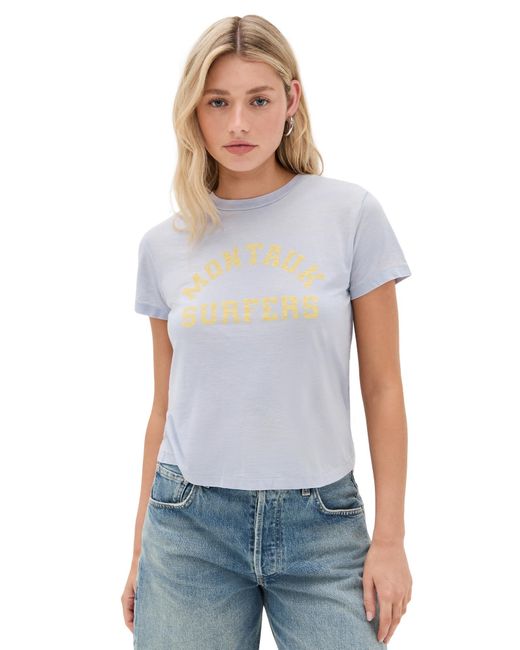 Re/done White Classic Montauk Tee
