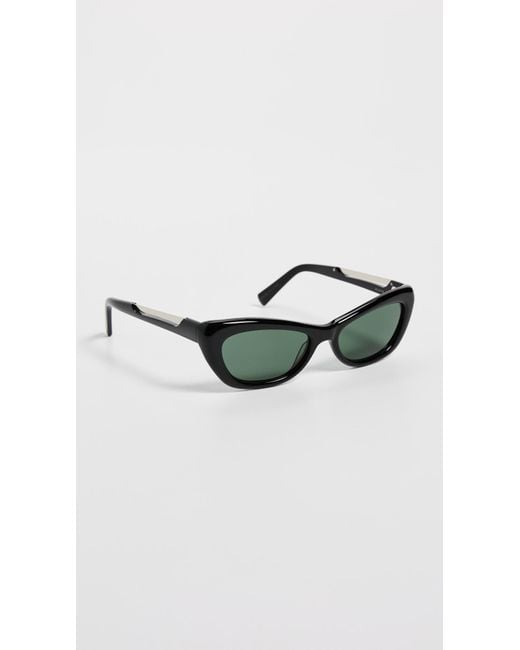 Christopher Esber Black Dillion Sunglasses