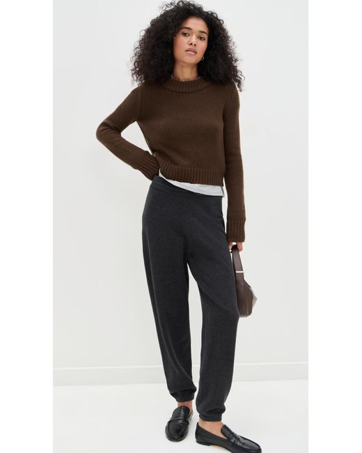 La Ligne Black Solid Mini Marin Sweater