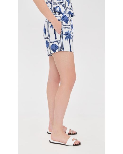 MINKPINK Blue Sylvie Elasticated Shorts