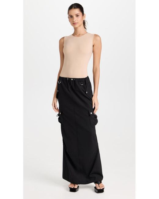 Coperni Cargo Tailored Maxi Skirt in Black Lyst