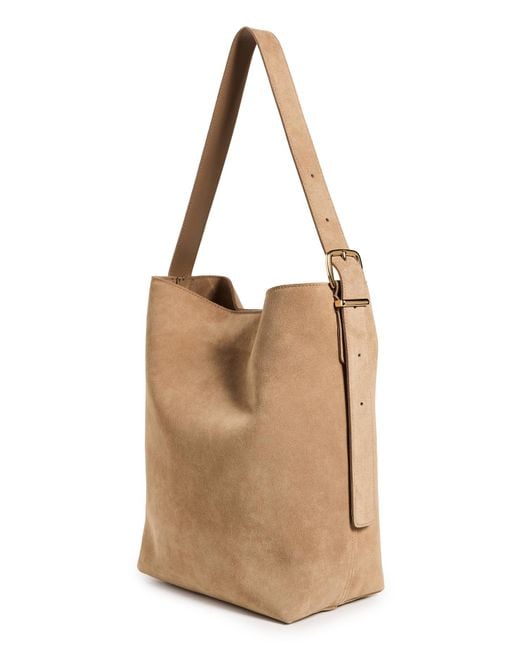 Madewell Essentials Bucket Tote in Natural Lyst
