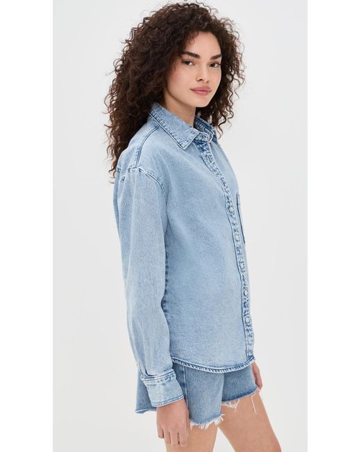 PARKE Blue Denim Button Down