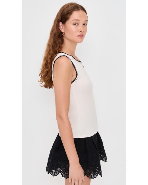 Z Supply White Social Tank