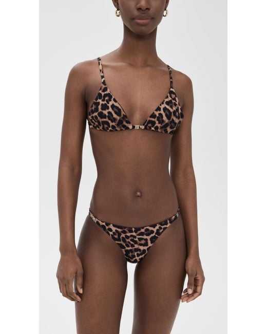 Anine Bing Brown Bellamy Bikini Bottoms