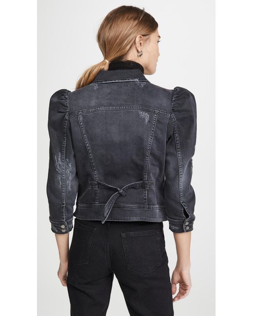 retroféte Black Ada Denim Jacket