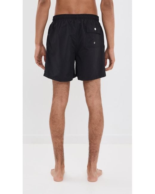 Bather Black Solid Swim Trunks 5 for men