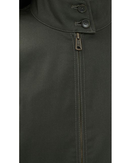 Alex Mill Black Cropped Zip Jacket