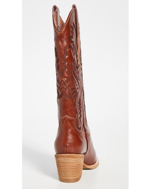 jeffrey campbell dagget western boot latte