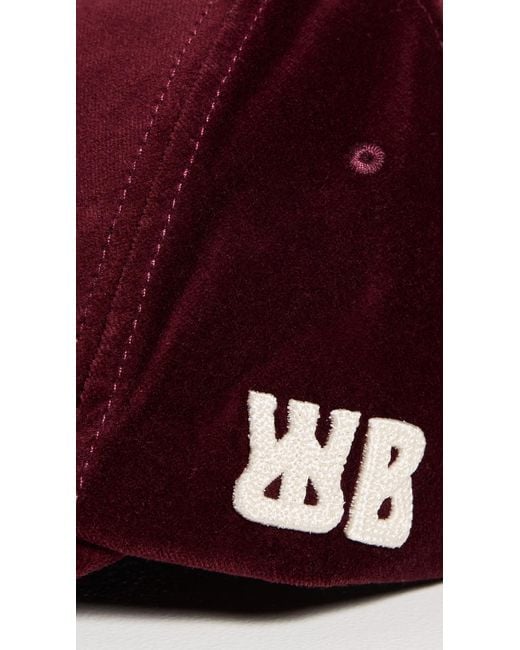 Wales Bonner Red Corduroy Cap for men