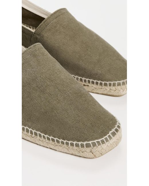 Castaner Green Pablo Canvas Espadrilles for men
