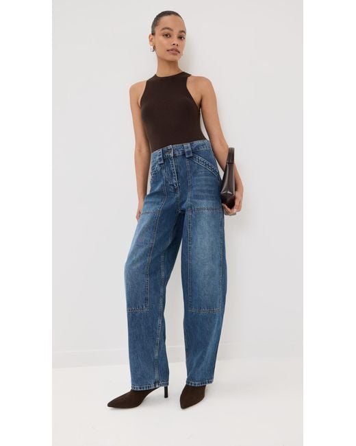 Co. Blue High Waist Balloon Pants