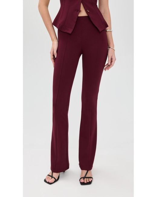 Le Bos Red Isla Pants