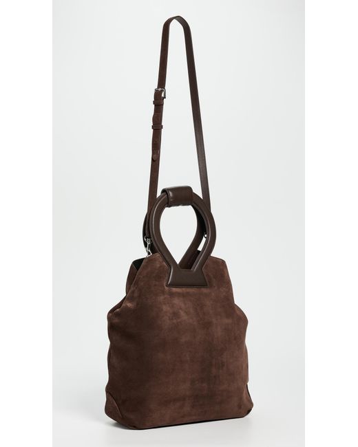 LUAR Brown Brooke Suede Tote