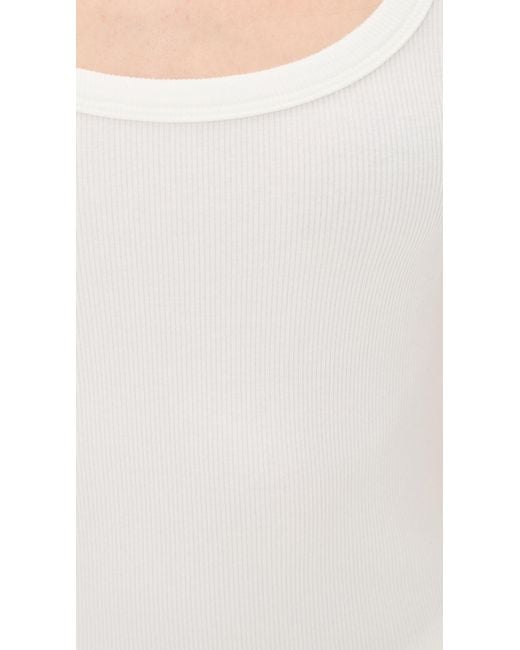 ASKK NY White Double Tank Top