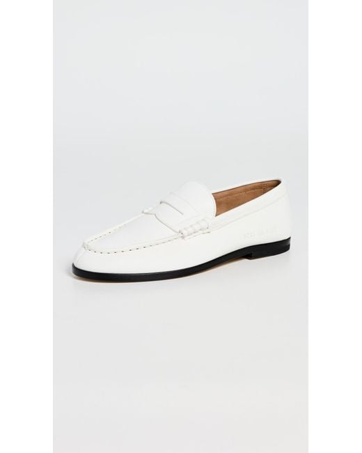 Common Projects White Soft Loafers