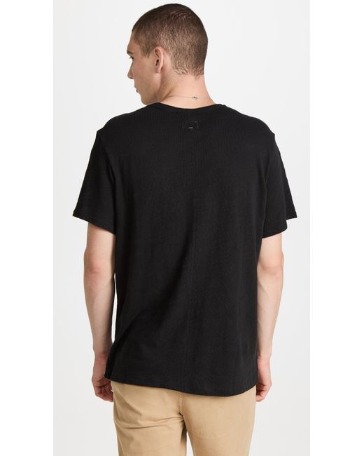 Rag & Bone Black Classic Flame Tee for men
