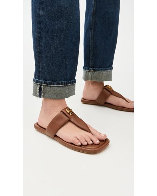 Marc Jacobs Brown Leather Slides