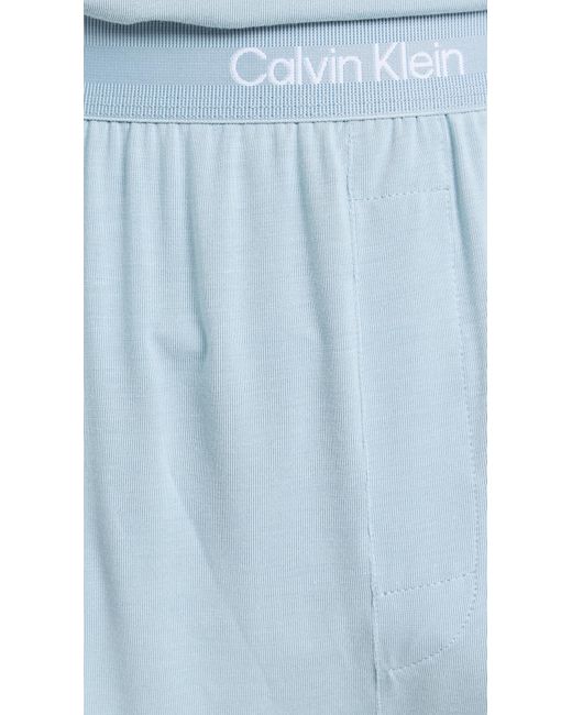 Calvin Klein Blue Cavin Kein Underwear Utra Oft Odern Ounge Eep Hort for men