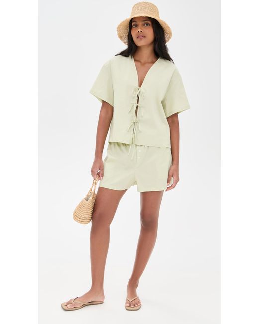Wayf Green Tabitha Top