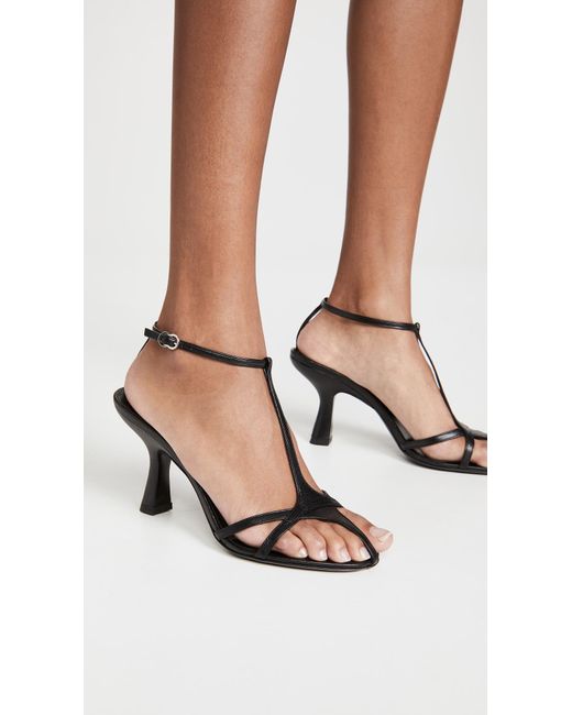 Simon Miller Leather Star Caged Sandals 