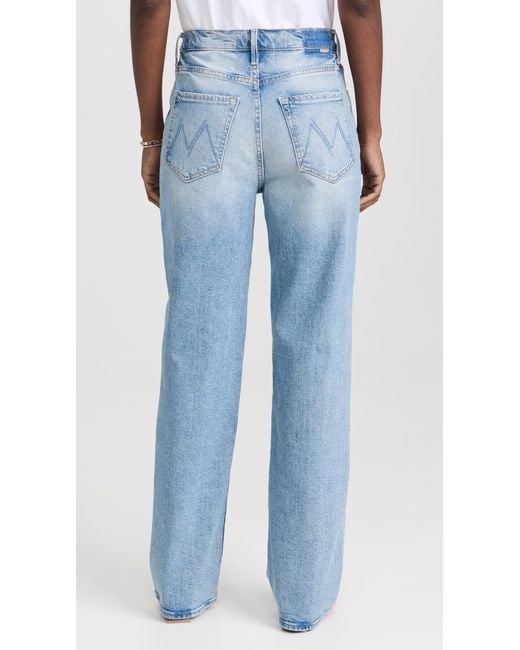Mother Blue The Spitfire Sneak Jeans