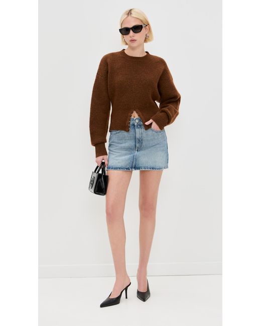 Lioness Brown Dion Knit Pullover