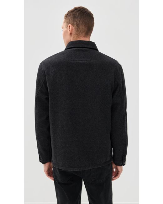 KNICKERBOCKER Black Mott Wool Cashmere Jacket for men