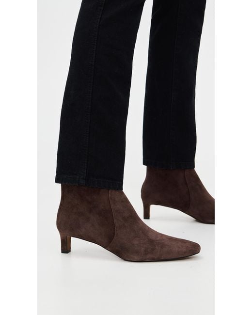 Madewell Brown The Dimes Kitten Heel Boots