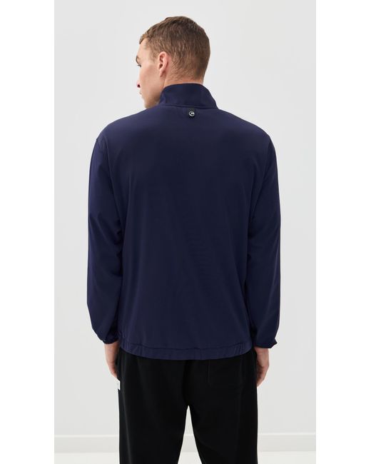 Malbon Golf Blue Peninsula Jacket for men
