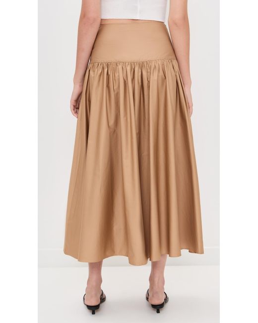 Solid & Striped Natural The Magnolia Skirt