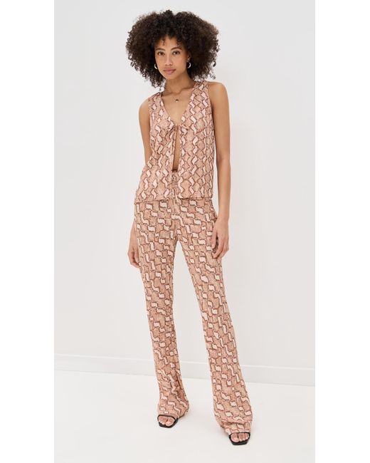 MINKPINK Multicolor Koa Drawstring Pants