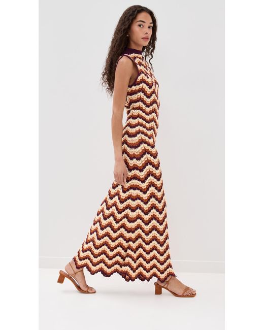 Escvdo White Amazonas Maxi Dress