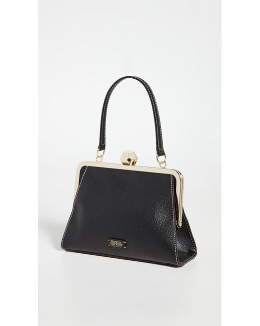 Frances Valentine Black Small Jackie Frame Bag