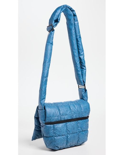 VEE COLLECTIVE Blue Porter Messenger Bag