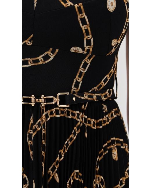 Zimmermann Sunray Pleated Picnic Dress in Black | Lyst