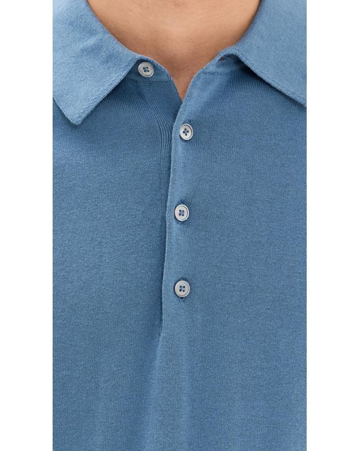 Paul Smith Blue Sweater Polo for men